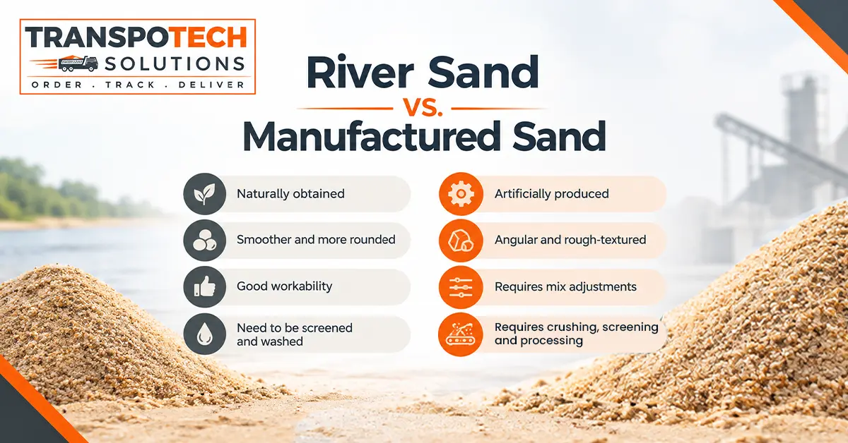 river sand
